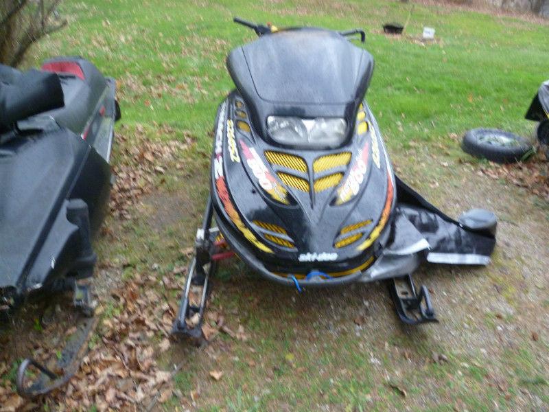 parting out a 1998 skidoo mach z