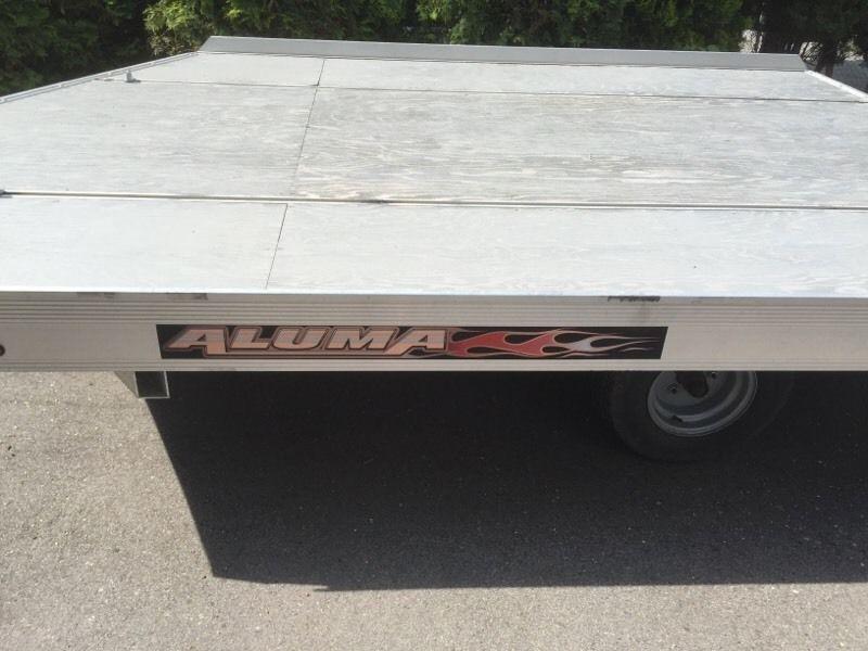 2014 never used ALUMA Snowmobile trailer