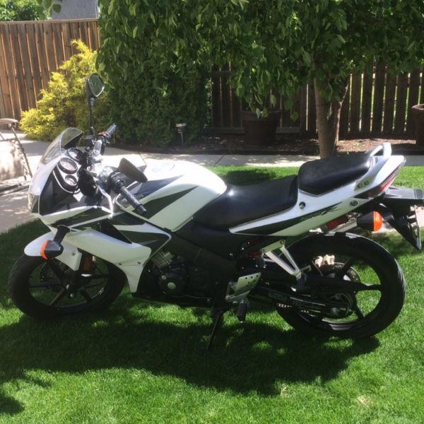 Real nice 2008 CBR125R sport bike priced for quick sale