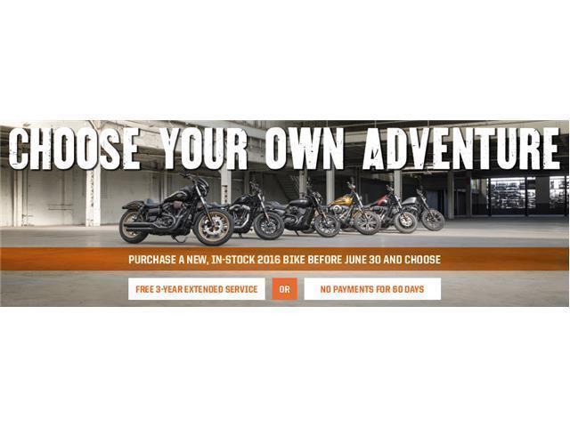 Harley-Davidson Free 3 Year ESP or don't pay for 60 days
