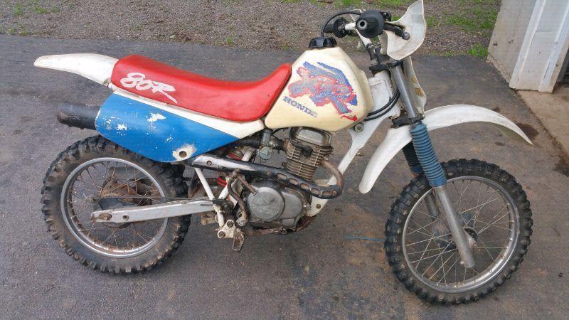 1993 Honda Xr80 dirt bike