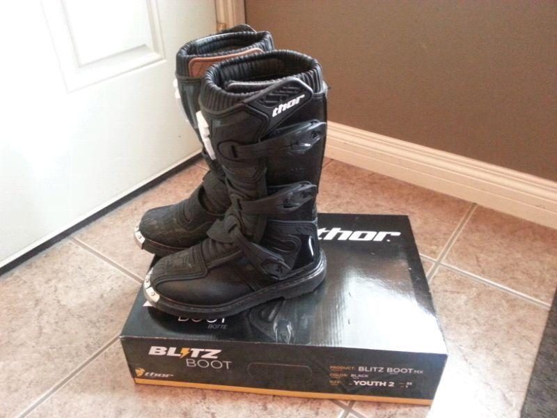 Thor Blitz Motocross Boots - Youth