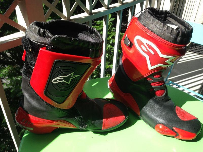 Alpinestar supertech boots size 41 red
