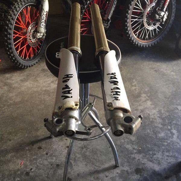 Yamaha Yz450f Forks and rear Shock