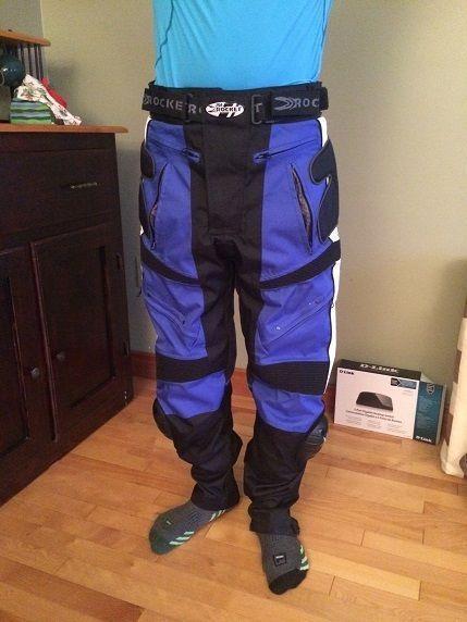 Joe Rocket textile racing pants with sliders
