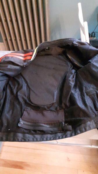 Motorcycle mens pants and jacket