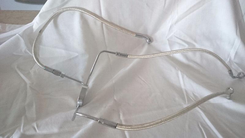 Front brake lines