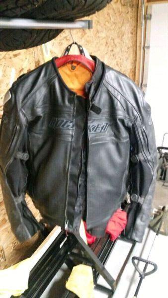 Joe Rocket Leather Motorcycle Jacket - Armoured