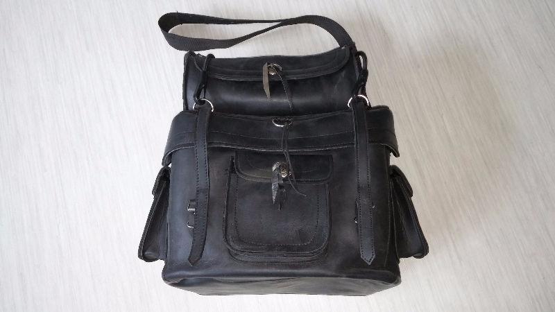 Motorcycle Leather T-Bag