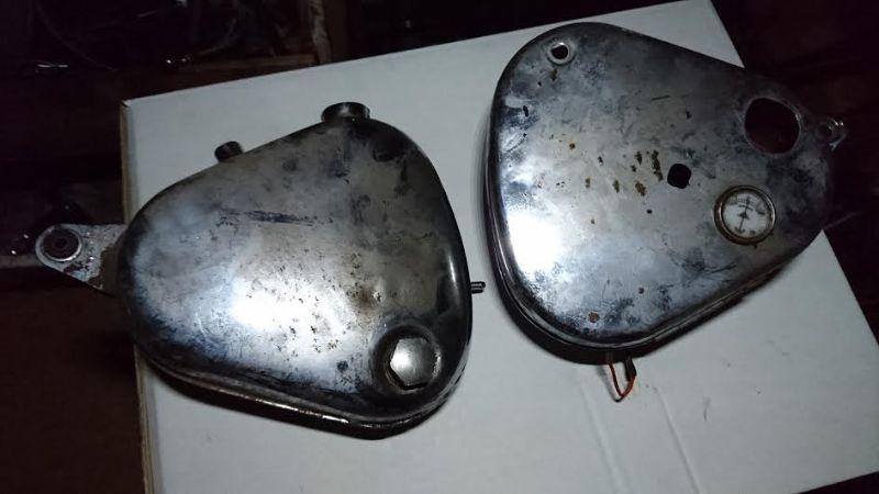 BSA A10 Oil Tank and side cover