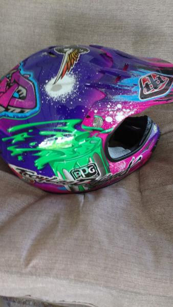 Limited edition TLD helmet. Extremely rare. $350 obo