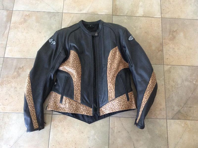 Ladies Leather Motorcycle Jacket - Joe Rocket