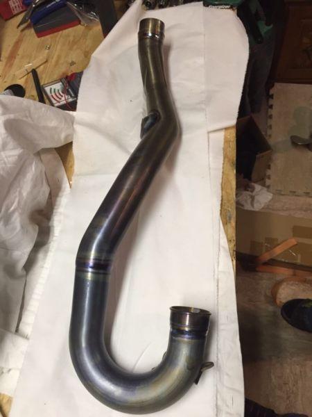 KTM 450SXF header pipe