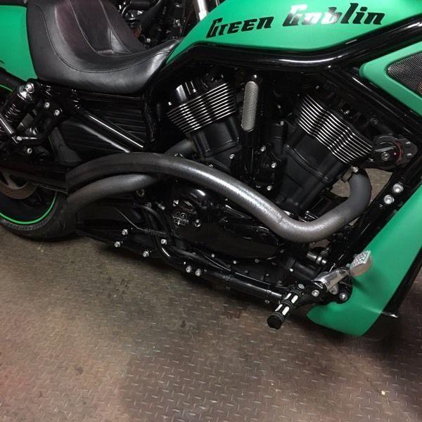 Toxic Inc V-Lux pipes for Harley Davidson VROD