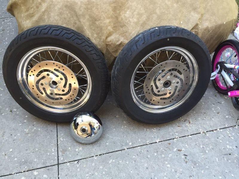 Harley Davidson Spoke wheels
