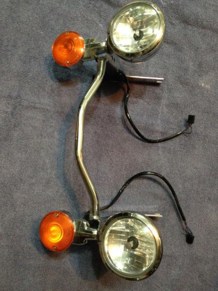 HD OEM Chrome Touring Passing Lamps Signals Electra '06