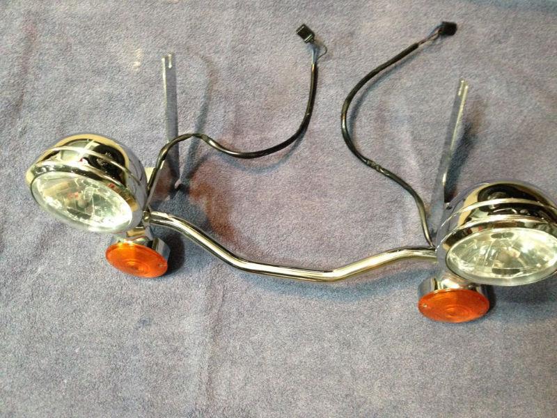 HD OEM Chrome Touring Passing Lamps Signals Electra '06