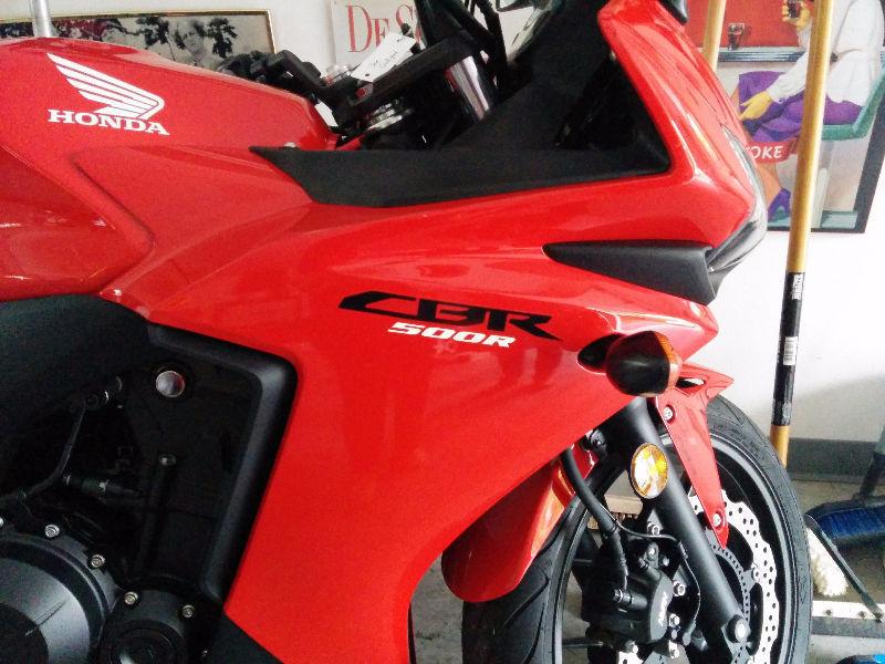 Beautiful red Honda CBR for sale