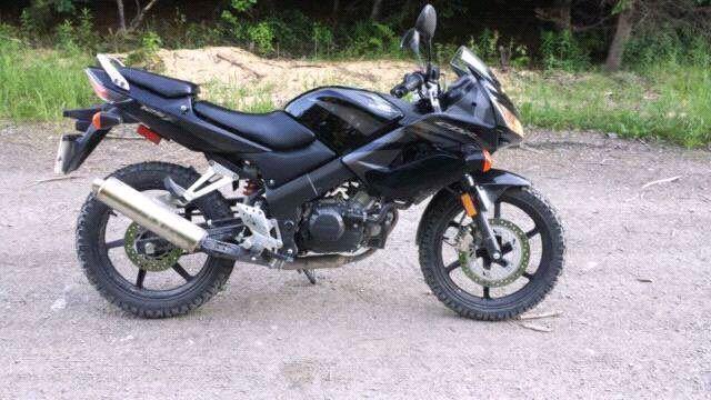 08 cbr 125 motorcycle with off road tire option