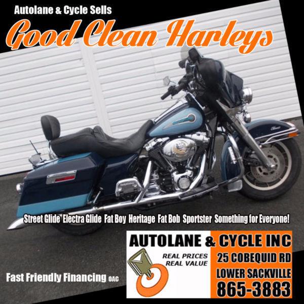 1999 Harley Davidson Electra Glide Classic CLEAN BIKE $10995