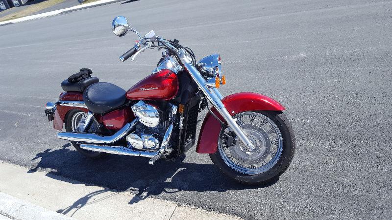 ALMOST NEW Honda shadow 750