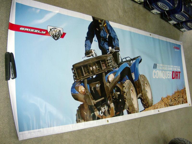 2016 YAMAHA GRIZZLY PROMOTIONAL BANNER