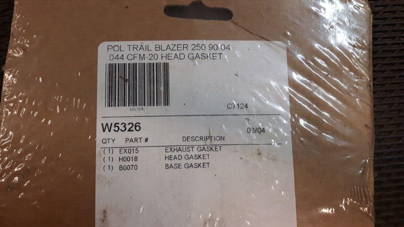 New Polaris trail Blazer top end gasket kit