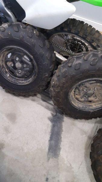 Stock Quad tires for sale. Rocky Mountain house