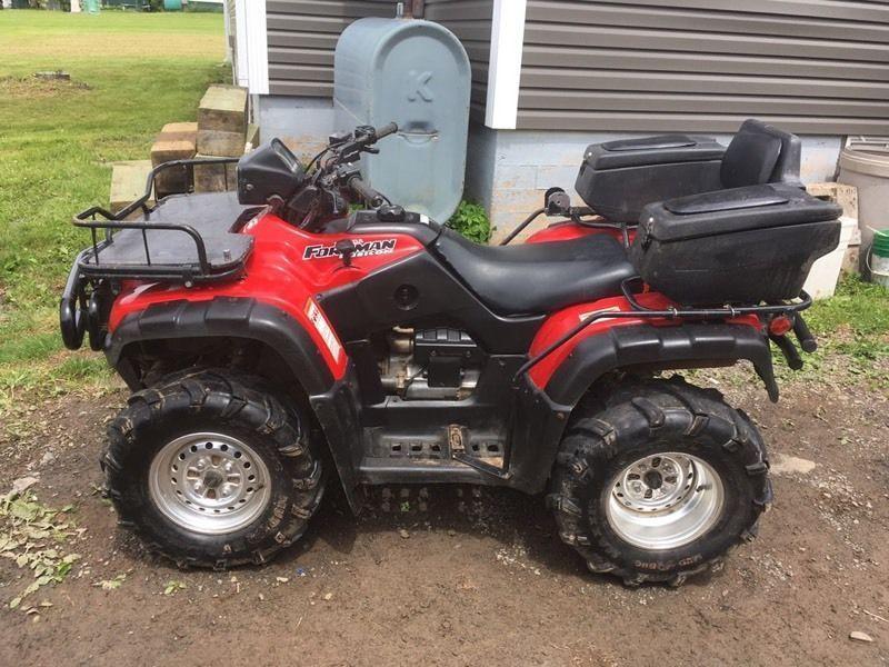 2001 Honda rubicon 500 4x4