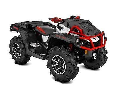 2017 Can-Am Outlander X mr 1000R Black, White Can-Am Red