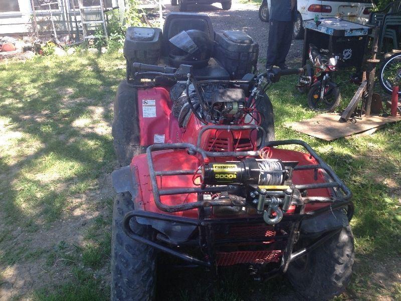 i have a suzuki kingquad for sale 1800 come with spear motor