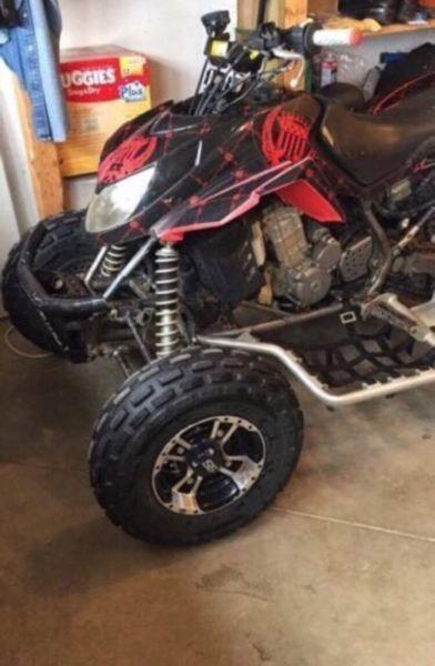 Wanted: 2004 DVX400 Arctic cat looking to trade for dirt bike
