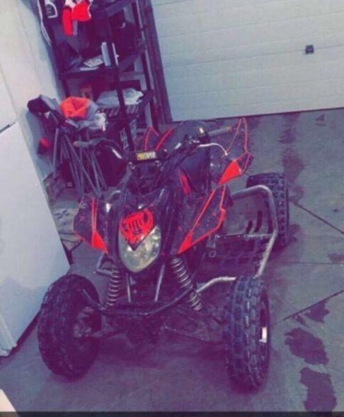 Wanted: 2004 DVX400 Arctic cat looking to trade for dirt bike