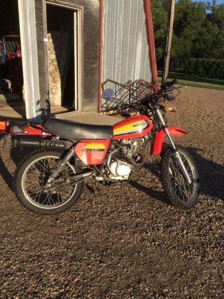 Classic Honda XL 185S 1979 mint condition for age