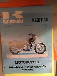 1976 Kawasaki KZ900-A4 Assembly and Preparation Manual