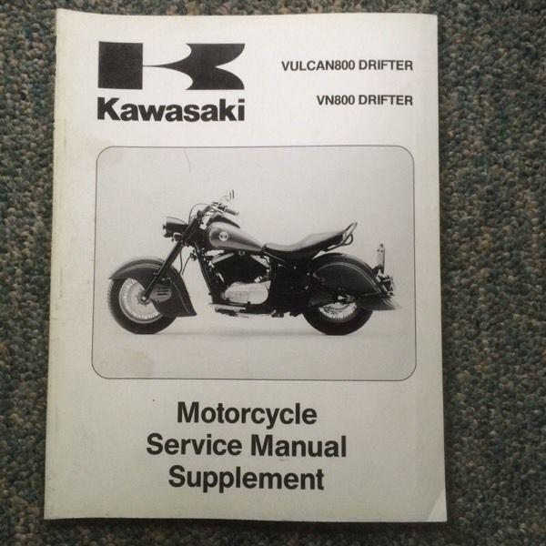 1999 Kawasaki Drifter 800 Service Manual Supplement