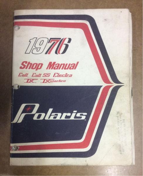 POLARIS 1976 SLED SHOP MANUAL