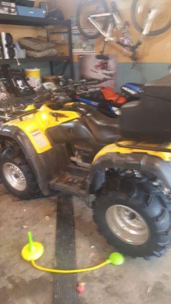 Looking to trade quad for a snowmobile