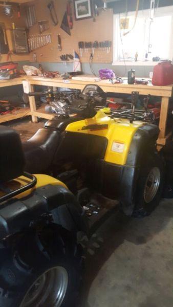 Looking to trade quad for a snowmobile