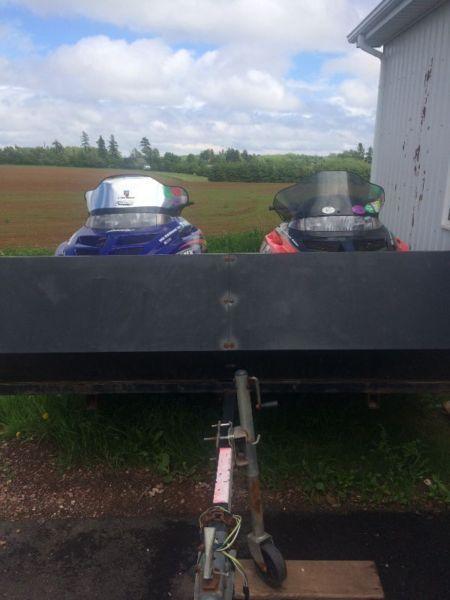 Sleds for sale with trailer