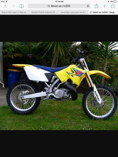 Wanted: Looking for 250 2 stroke blown up!!!