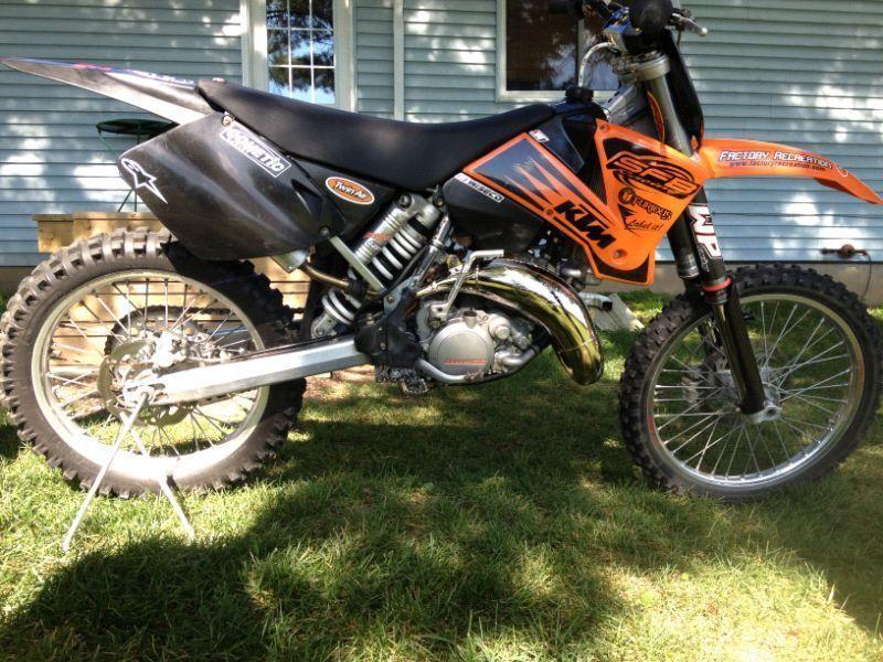 2002 ktm sx 125 will trade for sea doo or motorcycle