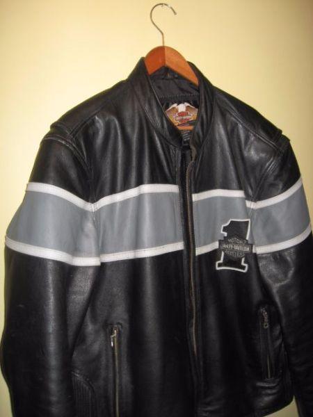 Harley Davidson leather motorcycle jacket