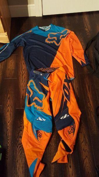 Fox racing jersey and pants