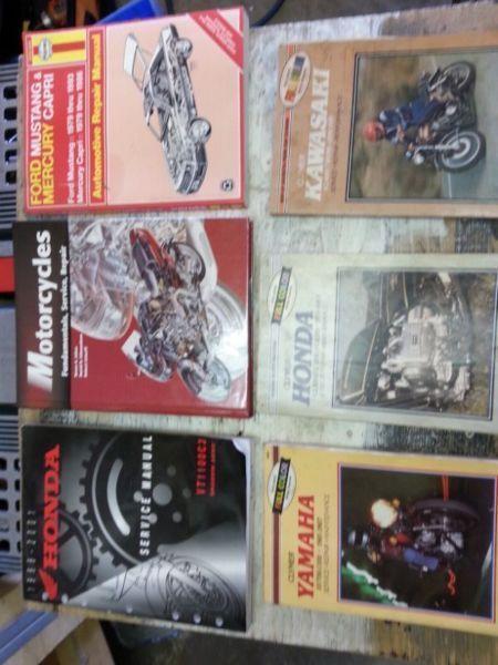 Various old repair manuals