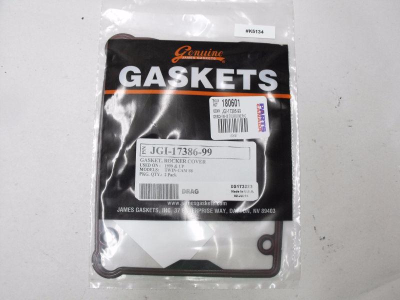 (New) HD James Rocker Cover Gasket kit / JGI-17386-99 / #5134