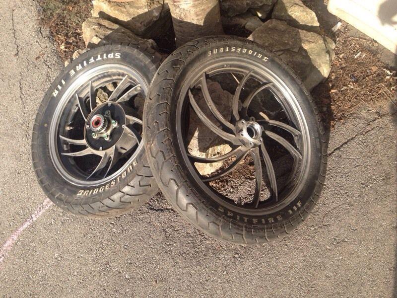 Virago rims and tires