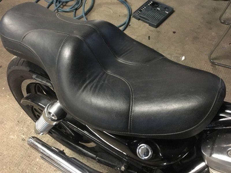 Stock sportster seat