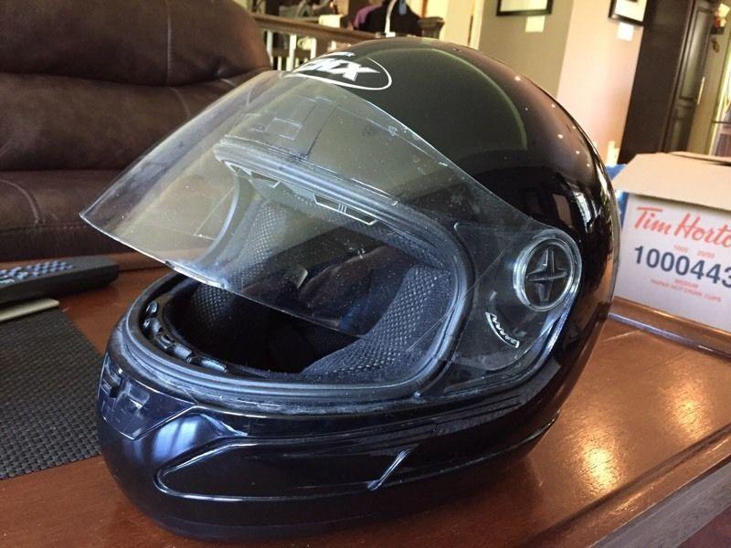 CKX black motorcycle helmet, size XL