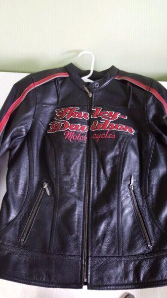 Ladies Harley Davidson heavy riding jacket